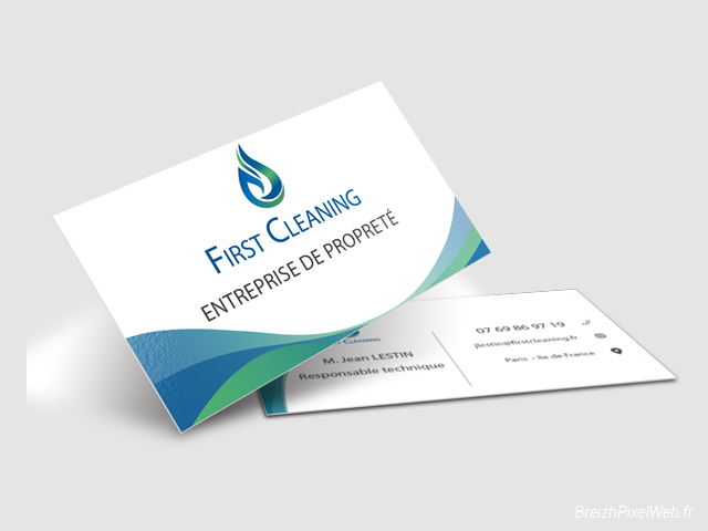 Carte visite First Cleaning