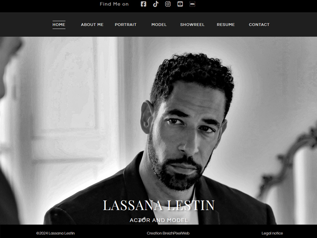 Site Lassana Lestin Acteur