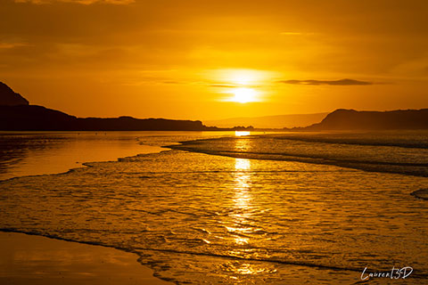 Lever de soleil plage de l'Aber — Crozon