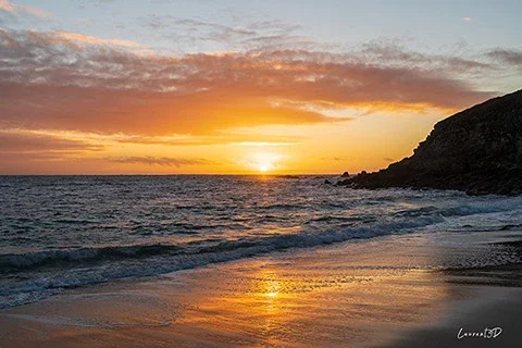 Coucher de soleil - Plage de Corsen - Plouarzel