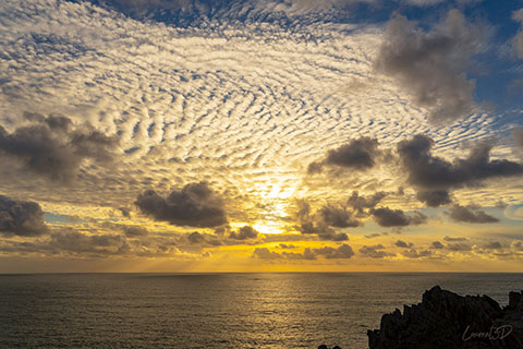 Coucher de soleil sur la presqu'île de Crozon