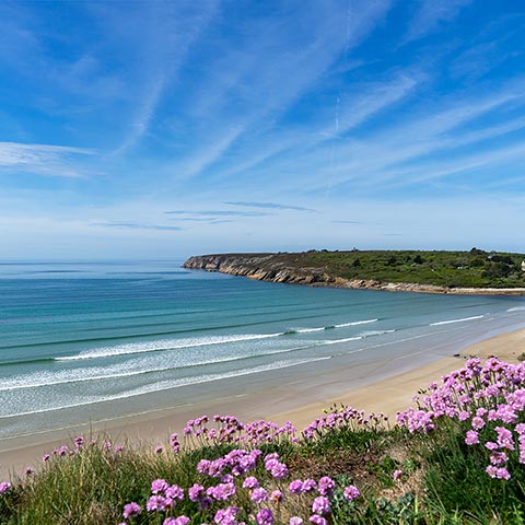 Anse de Dinan sur la presqu'île de Crozon