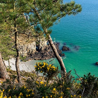 Plage de l'île Vierge, presqu'île de Crozon