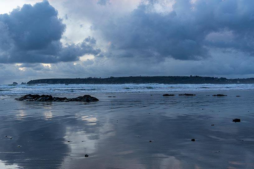 Plage de Kerziguénou sur la presqu'île de Crozon