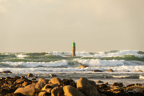 Balise marine à Landunvez