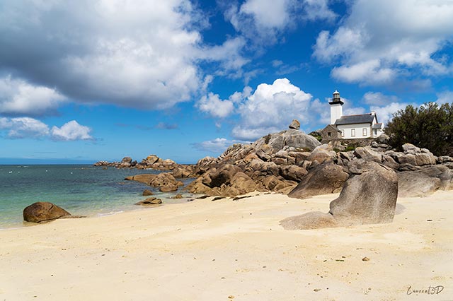 Phare de Pontusval à Plounéour-Brignogan-Plages