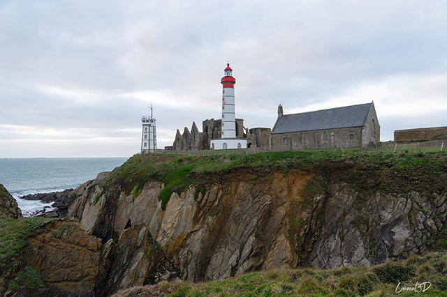 Phare de Saint-Mathieu à Plougonvelin sous un autre angle