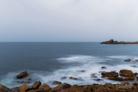Rivage de Lesconil en pose longue