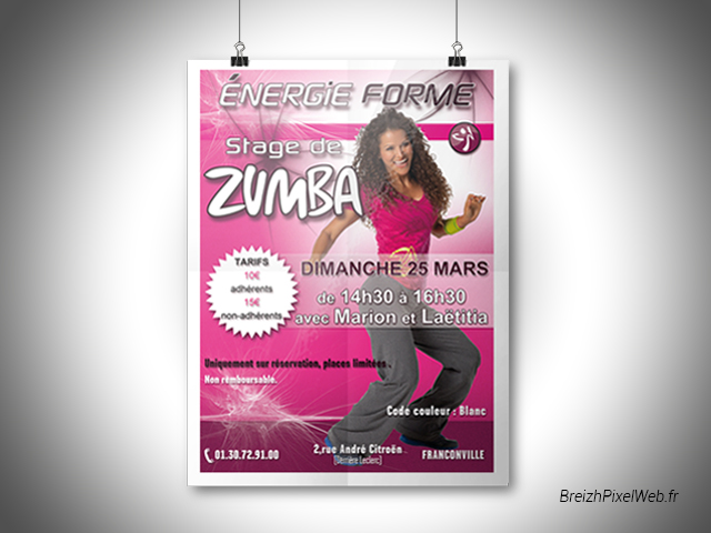 Affiche événementielle — Energie Forme