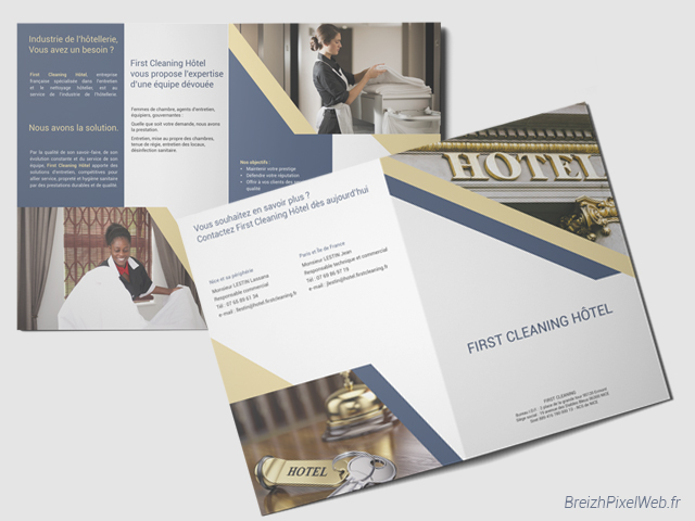 Bifolder — First Cleaning Hôtel