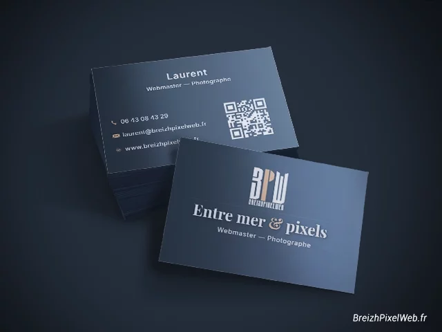 Carte de visite — BreizhPixelWeb