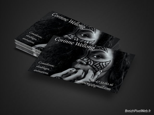 Carte de visite — Corinne Wellong