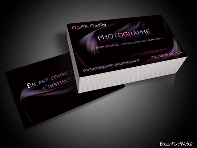 Carte de visite — Gaëlle Photographe
