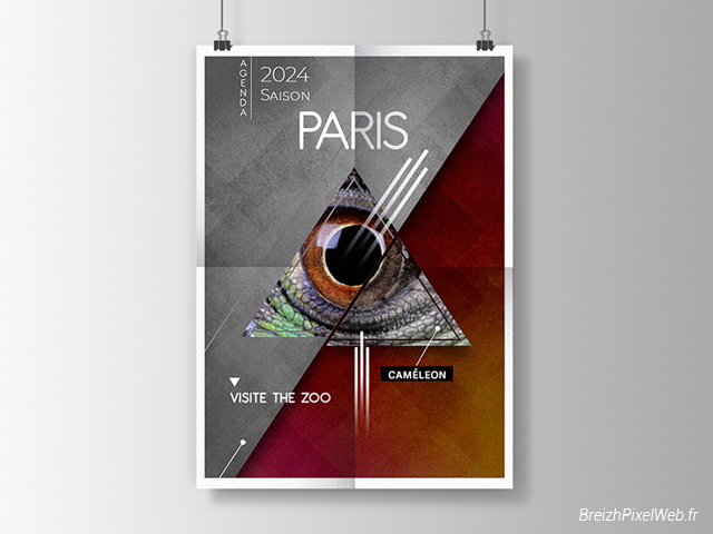 Flyer événementiel — Zoo Cameleon