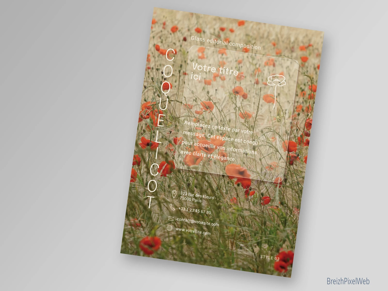 Verso — Coquelicot Glass
