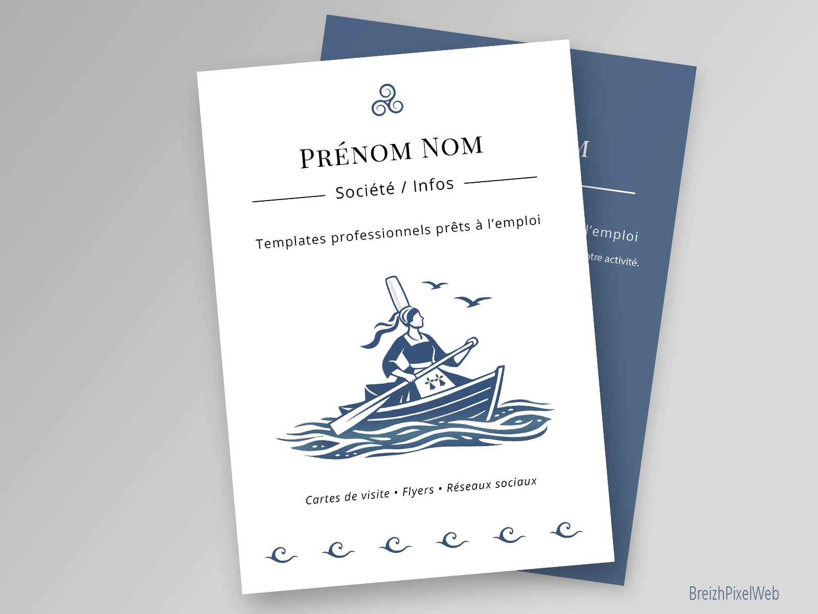 Flyer Bigoudène barque – Style classique breton