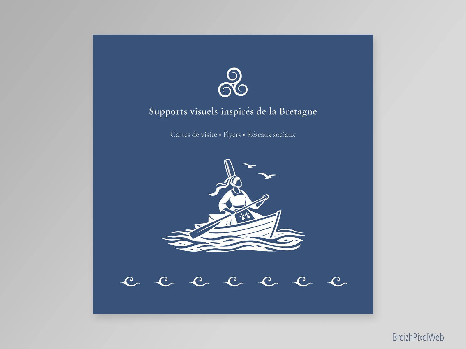Visuel réseaux sociaux Bigoudène barque – Style classique breton